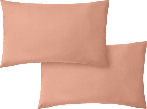 Povlaky na polštáře z bavlněného perkálu v sadě 2 ks 50x75 cm Cotton Percale – Bianca