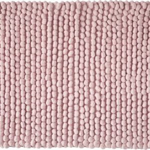 Růžová koupelnová předložka 50x80 cm Aspen Bobble – Bianca