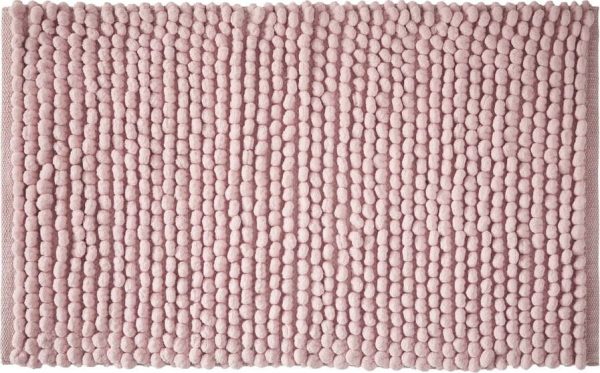 Růžová koupelnová předložka 50x80 cm Aspen Bobble – Bianca