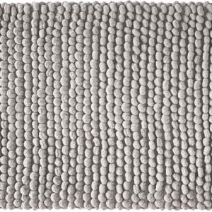 Šedá koupelnová předložka 50x120 cm Aspen Bobble – Bianca
