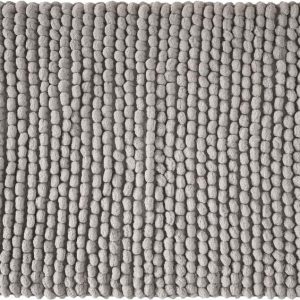 Šedá koupelnová předložka 50x80 cm Aspen Bobble – Bianca