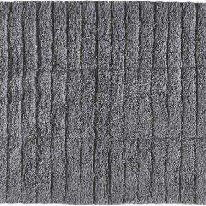 Šedá koupelnová předložka 80x50 cm Tiles - Zone