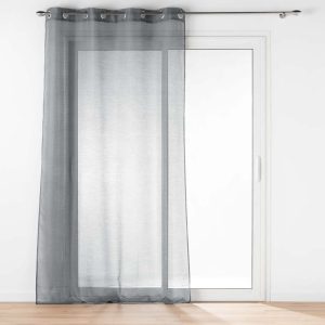 Šedá voálová záclona 140x240 cm Lissea – douceur d'intérieur