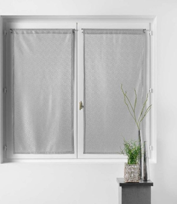 Šedé záclony v sadě 2 ks 60x90 cm Castille – douceur d'intérieur