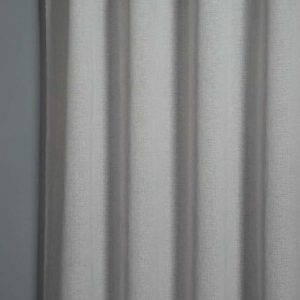 Šedý závěs 140x245 cm Len Uni – Sehlbach