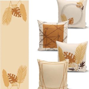 Set povlaků na polštář a běhounu 5 ks – Mila Home