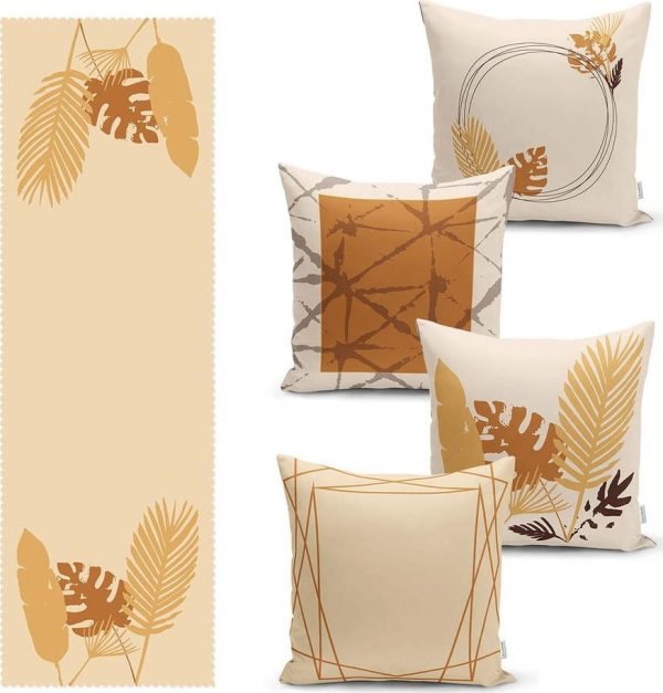 Set povlaků na polštář a běhounu 5 ks – Mila Home