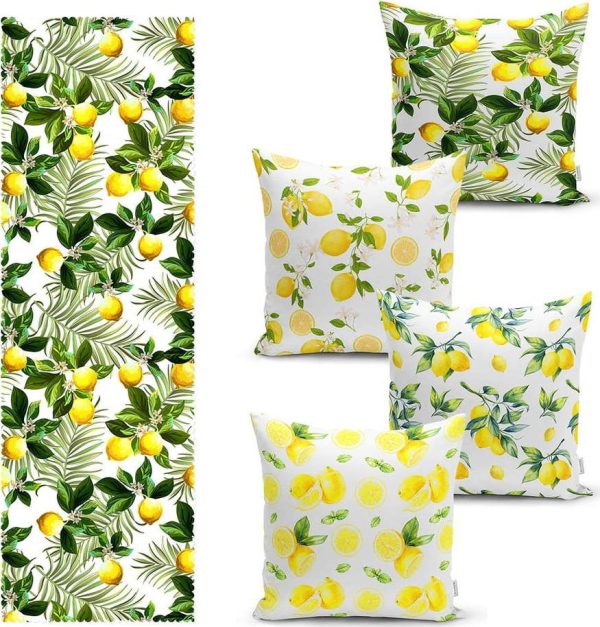 Set povlaků na polštář a běhounu 5 ks – Mila Home