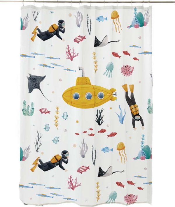 Sprchový závěs 180x175 cm Submarine - Little Nice Things