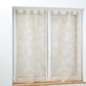 Světle hnědé voálové záclony v sadě 2 ks 60x120 cm Karla – douceur d'intérieur