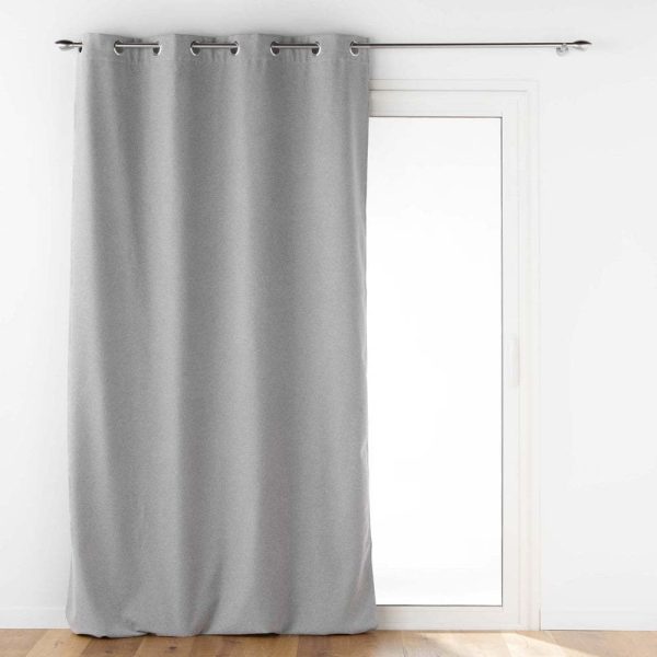Světle šedý odhlučňovací závěs 140x260 cm Jupiter – douceur d'intérieur