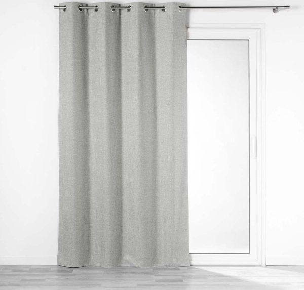 Světle šedý zatemňovací závěs 140x260 cm Crepuscule – douceur d'intérieur