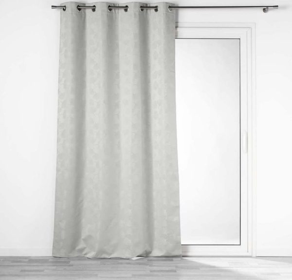 Světle šedý zatemňovací závěs z žakáru 140x260 cm Lunella – douceur d'intérieur