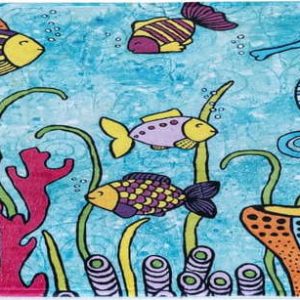 Textilní koupelnová předložka 45x70 cm Rollin'Art Ocean Life – Wenko