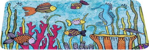Textilní koupelnová předložka 45x70 cm Rollin'Art Ocean Life – Wenko