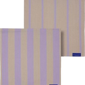 Textilní ubrousky v sadě 2 ks Stripes – Mette Ditmer Denmark
