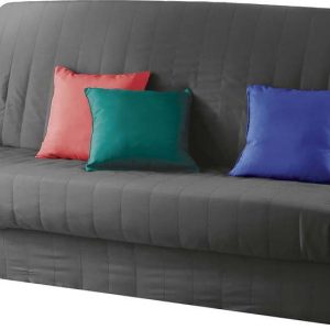 Tmavě šedý 3místný napínací potah na pohovku Essentiel – douceur d'intérieur