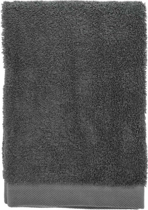 Tmavě šedý froté bavlněný ručník 50x100 cm Comfort – Södahl