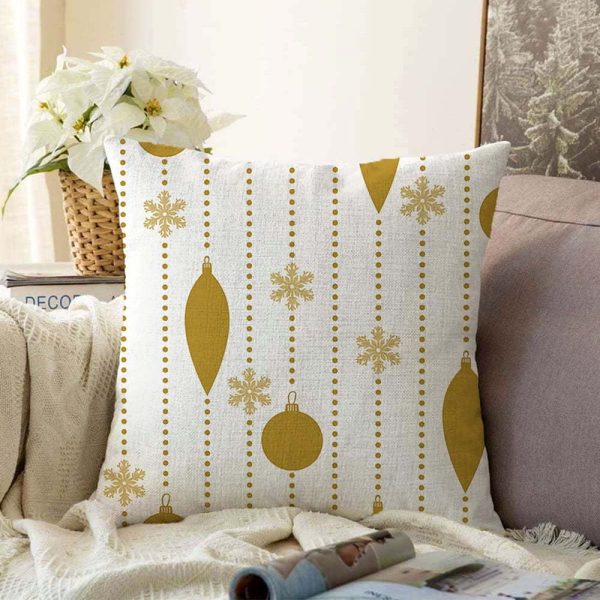 Vánoční žinylkový povlak na polštář Minimalist Cushion Covers Christmas Ornaments