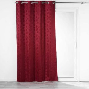 Vínový zatemňovací závěs z žakáru 140x260 cm Lunella – douceur d'intérieur