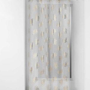 Záclona v béžové a zlaté barvě 140x280 cm Sunny – douceur d'intérieur