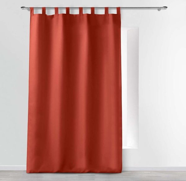 Závěs v cihlové barvě 140x260 cm Essentiel – douceur d'intérieur