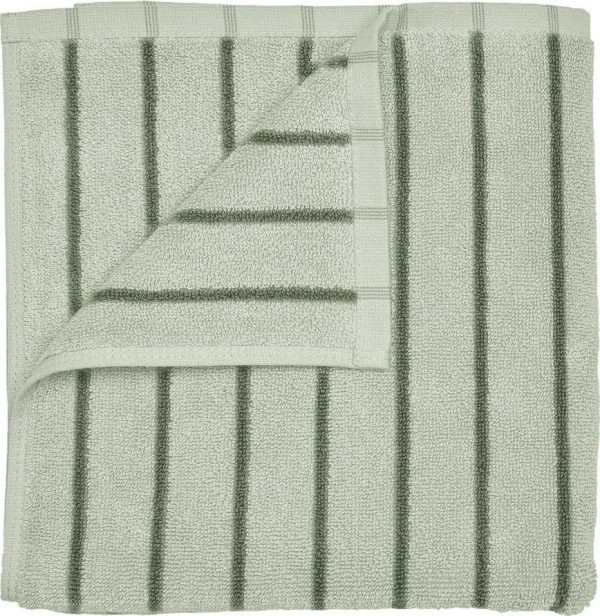 Zelený froté ručník z Bio bavlny 50x100 cm Arto – Blomus