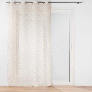 Žluto-bílá voálová záclona 140x240 cm Maddy – douceur d'intérieur