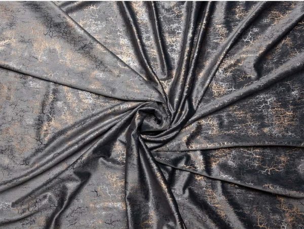 Antracitový závěs 140x260 cm Lhasa – Mendola Fabrics