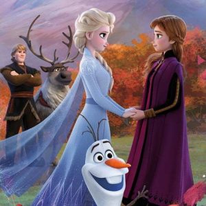 Bavlněná dětská osuška 70x140 cm Frozen "Wind" – Jerry Fabrics