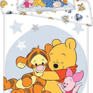 Bavlněné dětské povlečení do postýlky 100x135 cm Winnie the Pooh "Stars" – Jerry Fabrics