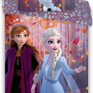 Bavlněné dětské povlečení na jednolůžko 140x200 cm Frozen "Sister Purple" – Jerry Fabrics