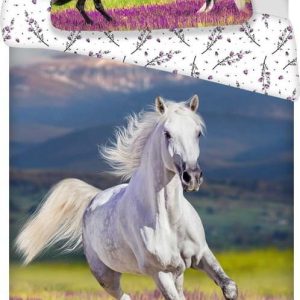 Bavlněné dětské povlečení na jednolůžko 140x200 cm Horse "Meadow" – Jerry Fabrics