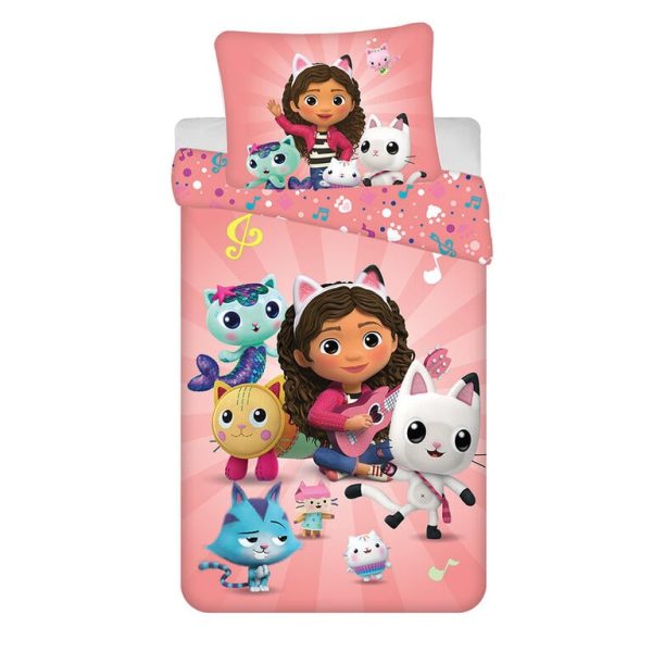Bavlněné ložní povlečení Gabby's Dollhouse