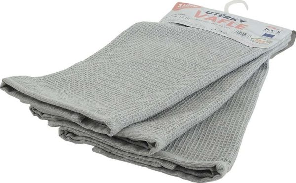 Bavlněné utěrky v sadě 3 ks 40x60 cm Wafle – B.E.S.
