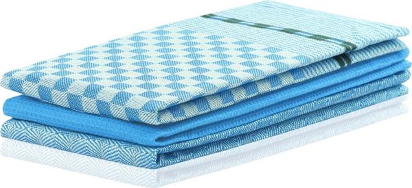 Bavlněné utěrky v sadě 3 ks 50x70 cm Louie – DecoKing