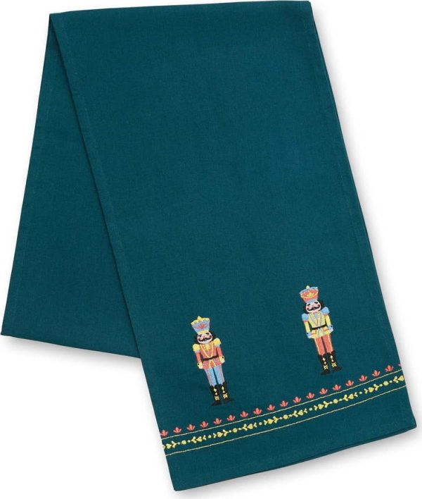 Bavlněný běhoun na stůl s vánočním motivem 33x220 cm Nutcracker – Catherine Lansfield