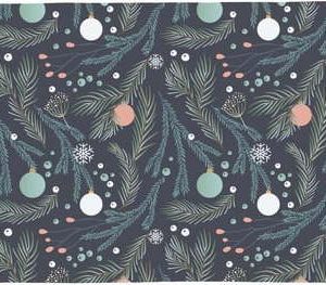 Bavlněný běhoun na stůl s vánočním motivem 40x140 cm Christmas Deco – Butter Kings