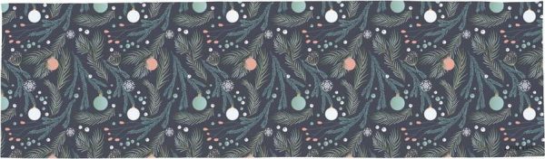 Bavlněný běhoun na stůl s vánočním motivem 40x140 cm Christmas Deco – Butter Kings