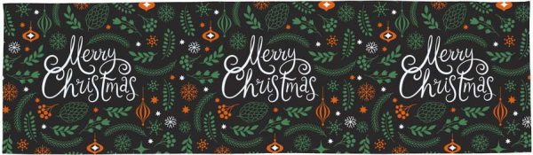 Bavlněný běhoun na stůl s vánočním motivem 40x140 cm Very Merry Christmas – Butter Kings