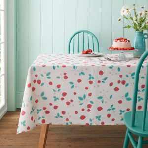 Bavlněný ubrus 137x178 cm Strawberry Garden – Catherine Lansfield