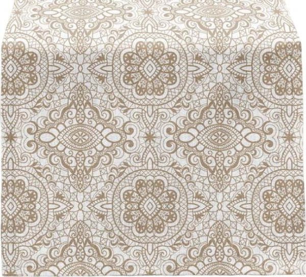 Běhoun na stůl 40x130 cm Beige Mandala – Mila Home