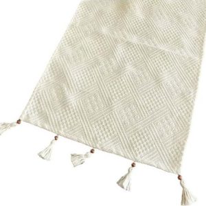 Běhoun na stůl z Bio bavlny 40x130 cm – Mila Home