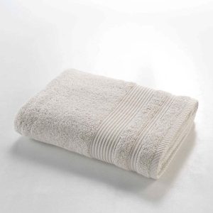 Béžová froté bavlněná osuška 70x130 cm Tendresse – douceur d'intérieur