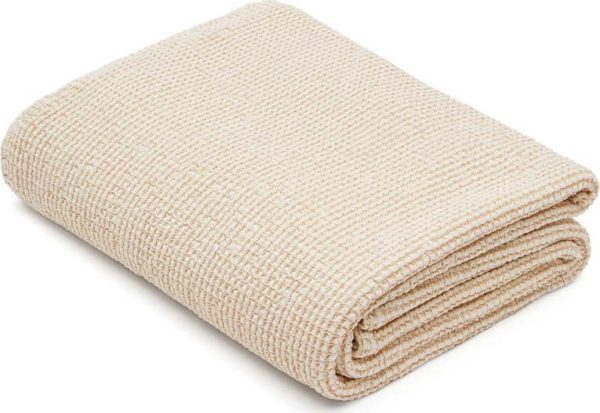 Béžový bavlněný přehoz 240x260 cm Senara – Kave Home