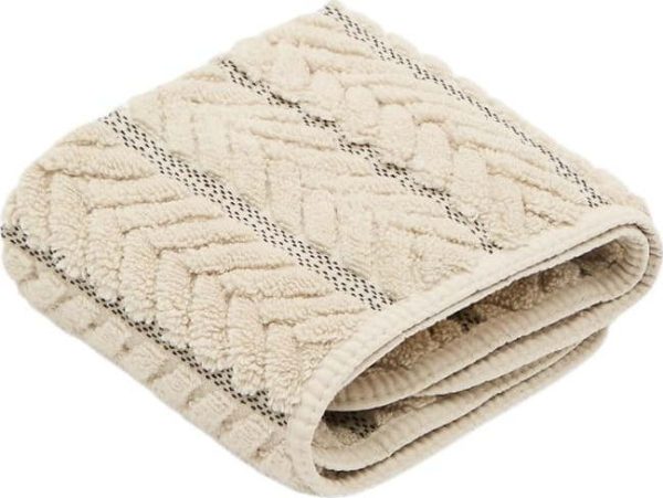 Béžový froté bavlněný ručník 30x50 cm Rune – Kave Home