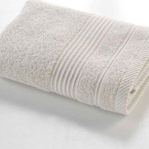 Béžový froté bavlněný ručník 50x90 cm Tendresse – douceur d'intérieur