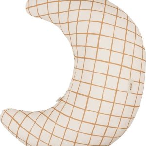 Béžový kojící polštář Camel Check – Malomi Kids