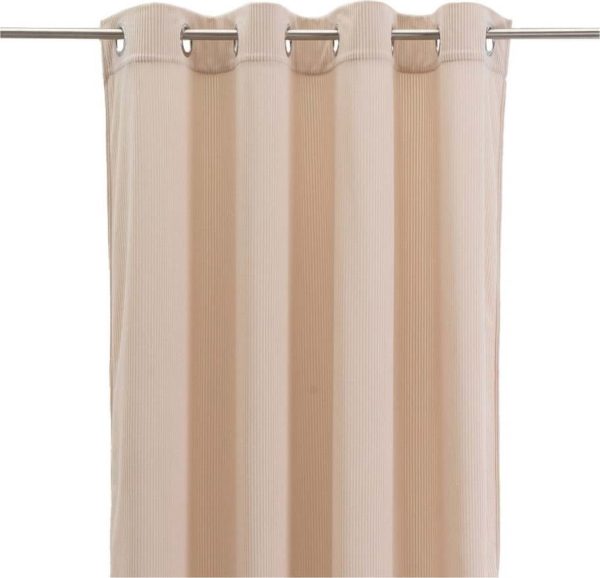 Béžový manšestrový závěs 140x260 cm Merely – Casa Selección