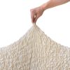 Bielastické potahy FUCO biobavlna smetanové dvojkřeslo (š. 120 - 160 cm) - Image 3